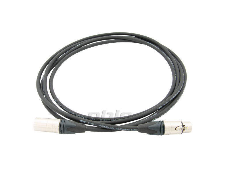 Gotowy kabel mikrofonowy KLOTZ MY206SW + NEUTRIK NC3FXX + NC3MXX